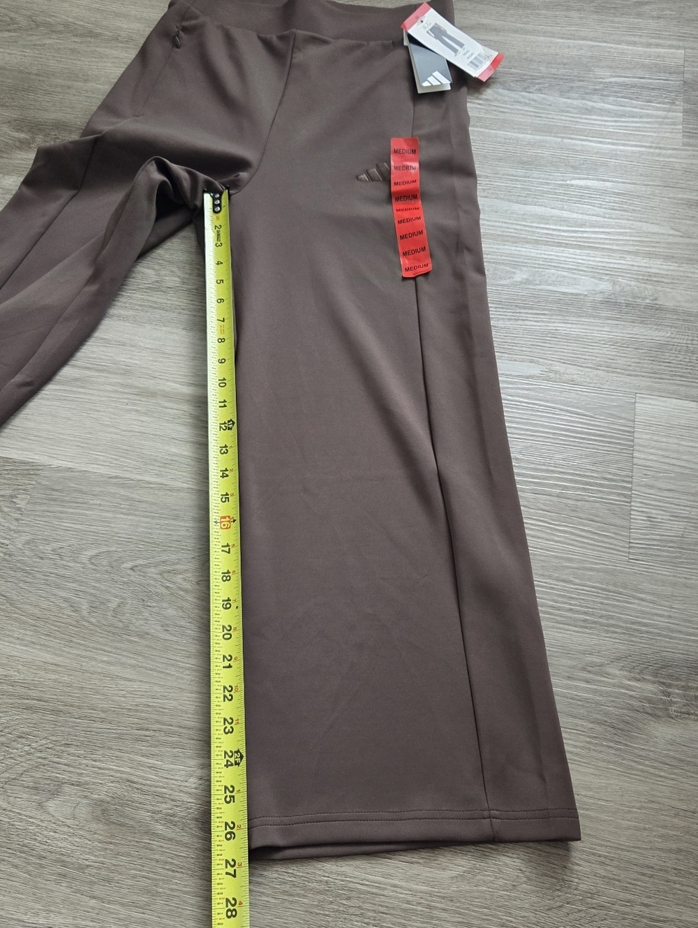 Adidas Women's M Wide Leg Pants Brown. - Picture 4 of 13